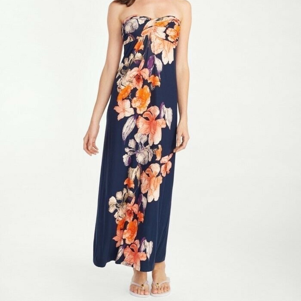 Le Grande Fleur Tambour maxi Dress XS In Blue